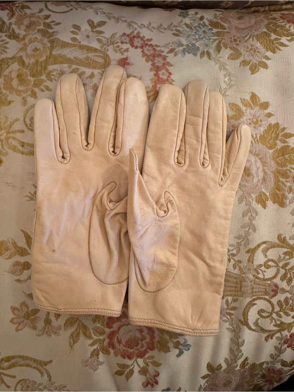 Gucci Nappa Leather New Gloves Size Small Pale Pink - Picture 8 of 13